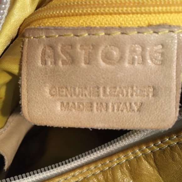 🇮🇹 Astore Leather Retro Geometric Dyed Purse - Picture 6 of 11